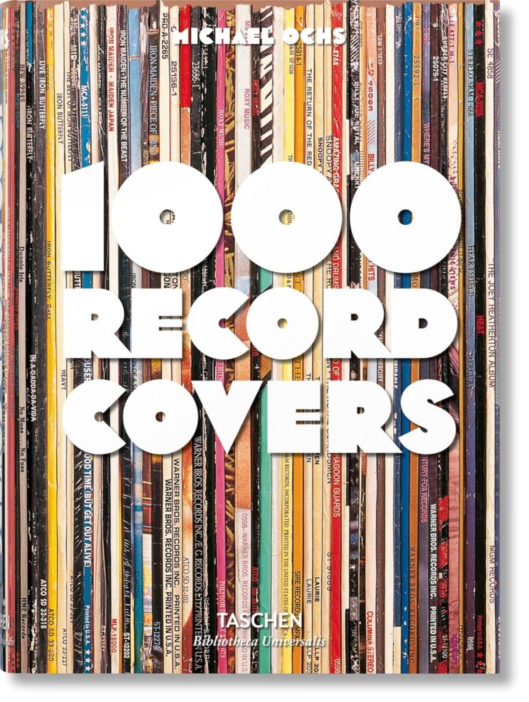1000 record covers book